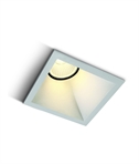 White 8w COB LED Recessed Assymetric Spotlight