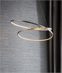 Contemporary Continuous Loop LED Pendant