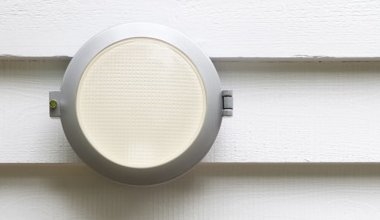 exterior ceiling bulkhead with microwave sensor