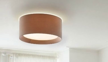 Ceiling Fixed Drum Shade Fixtures