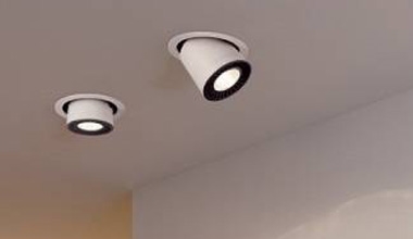 Semi Recessed Downlights and Pull Out Spotlights