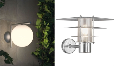 Modern Exterior Lanterns Bracket Mounted