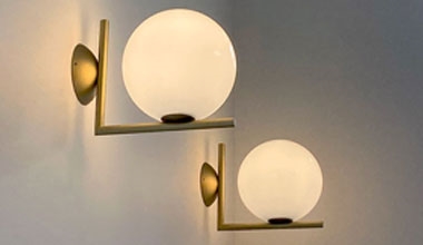 Modern Wall Lights with Glass Shades