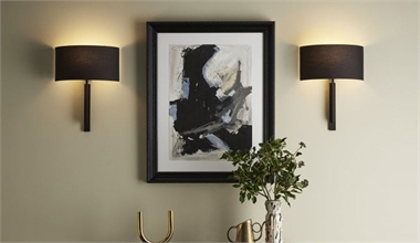 Modern Wall Lights with Fabric Shades