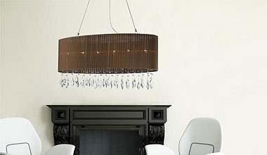 Suspended And Long Drop Light Fixtures For High Ceilings