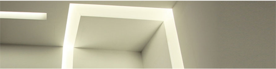 Recessed plaster-in lighting