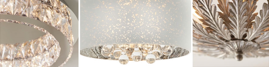 Decorative flush lighting