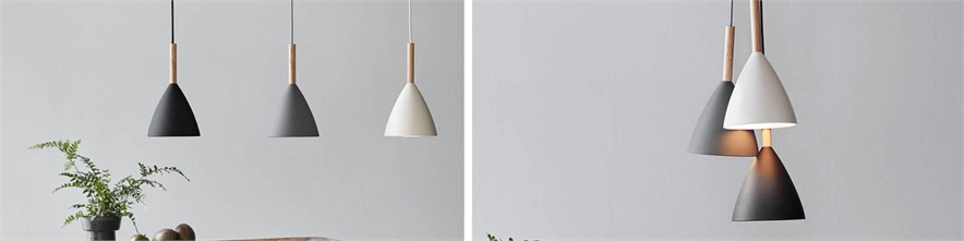 Metal pendant lighting